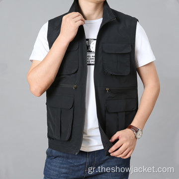 OEM Custom Sleeves Vest Jacket Ανδρικό Χονδρικό